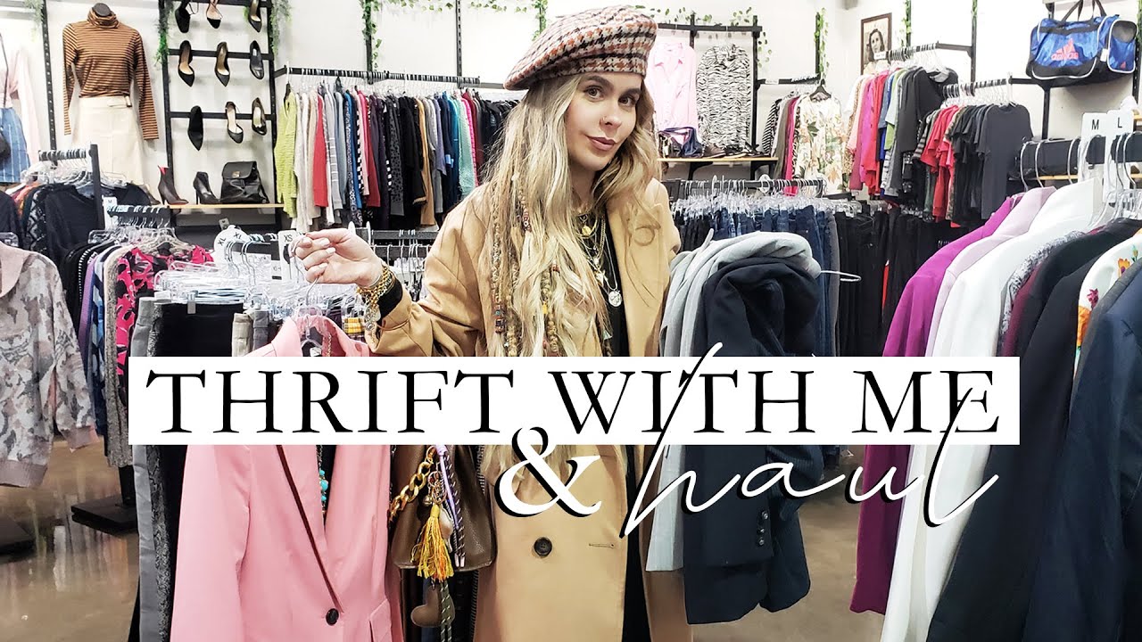 Thrift with me & haul / home decor & fashion
