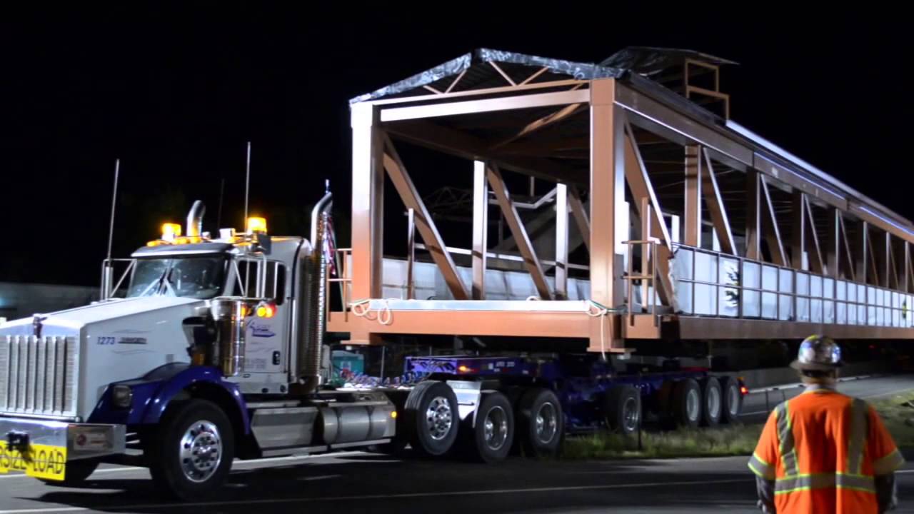 Table Mesa Pedestrian Bridge Installation