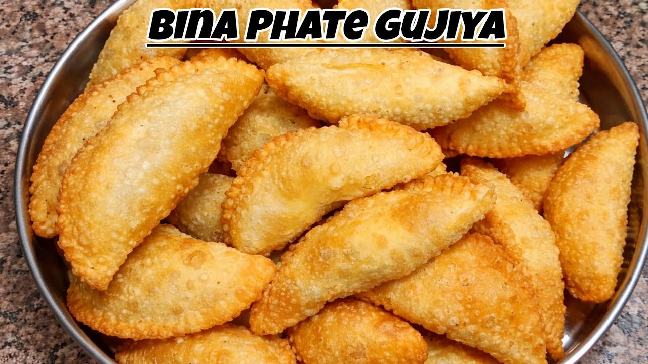 🔥 Perfect Khasta Gujiya Recipe 😍 | Bina Phate Bazaar Jaisi Gujiya
