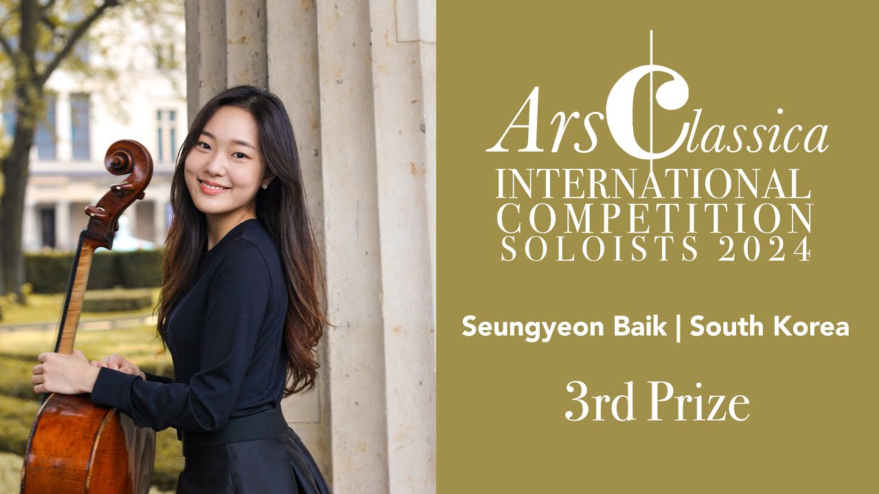 Seungyeon Baik - 3rd Prize ArsClassica Competition 2024 | G. Crumb, Sonata for Cello Solo