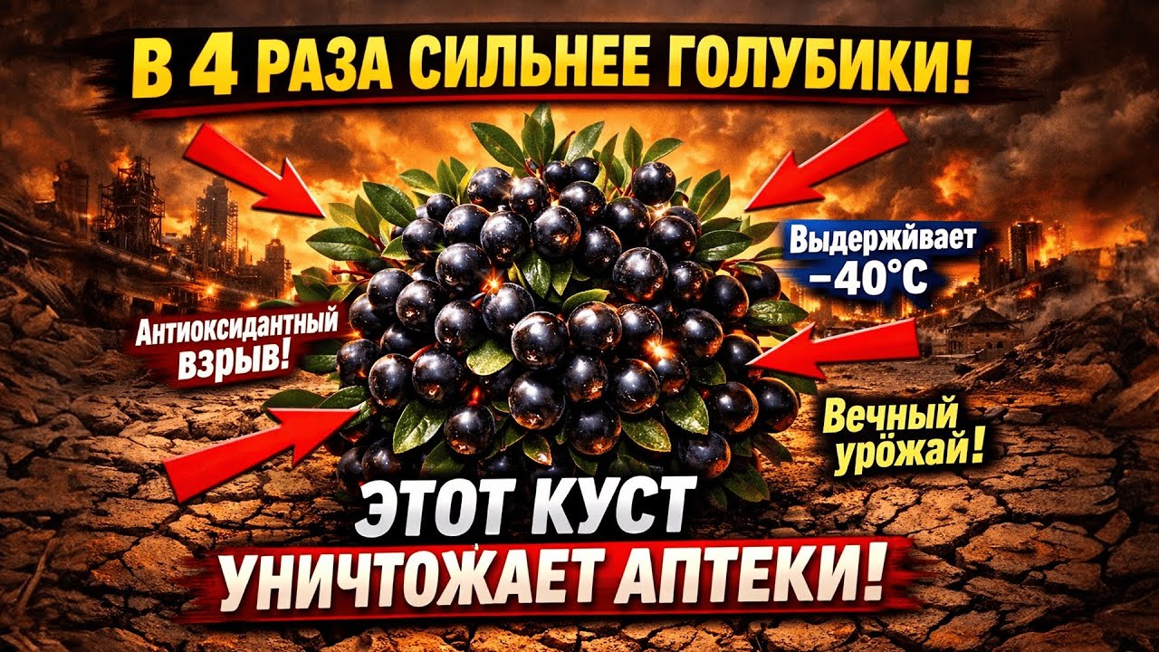 НАСТОЯЩЕЕ ЧЁРНОЕ ЗОЛОТО: Почему этот «мусорный куст» на самом деле ценнее аптеки?