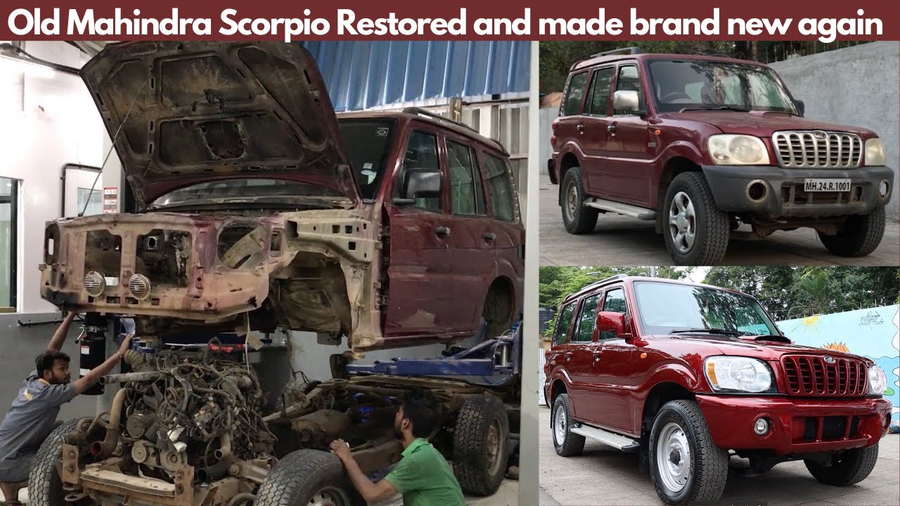 We opened every single part on this scorpio & then Painted it
