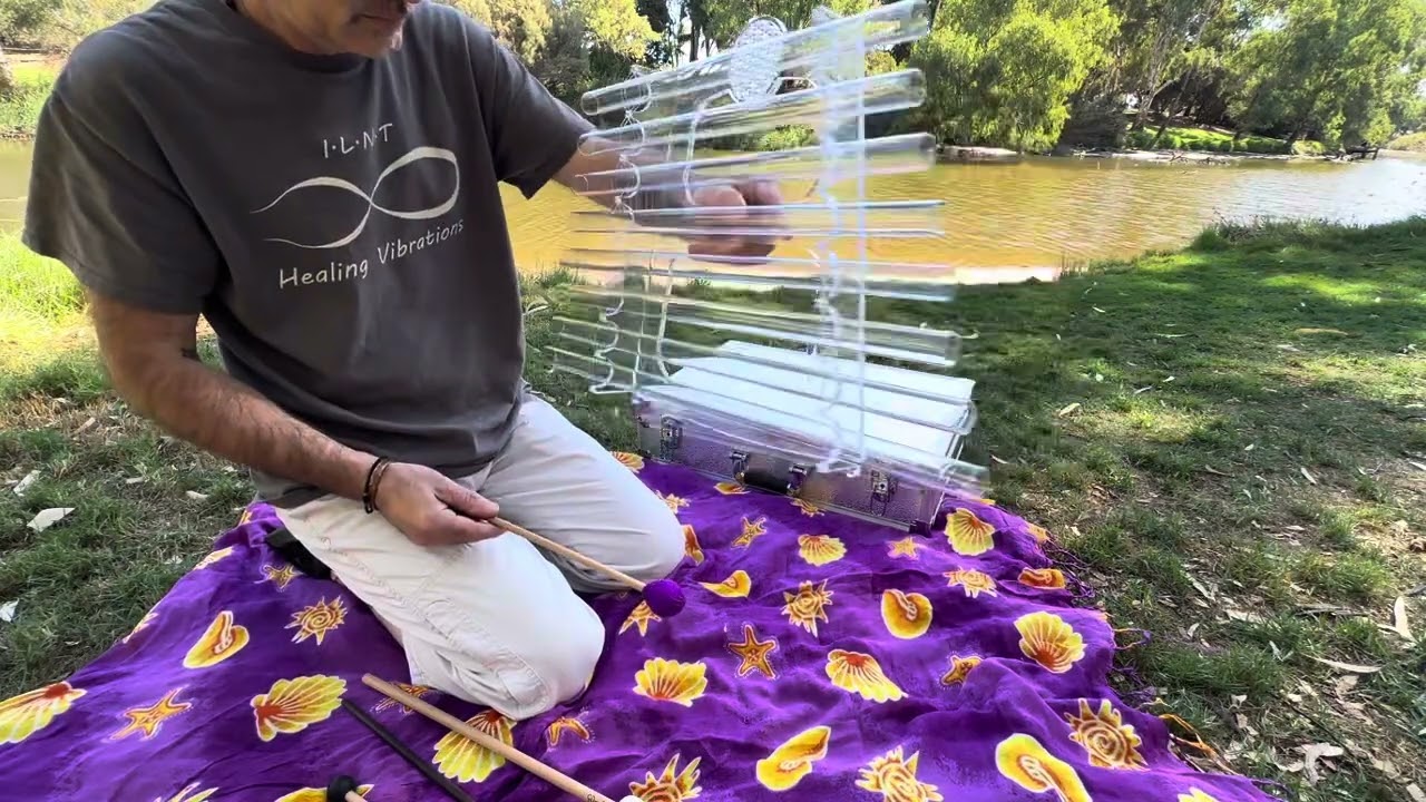 Tree of life Crystal harp 432hz demo