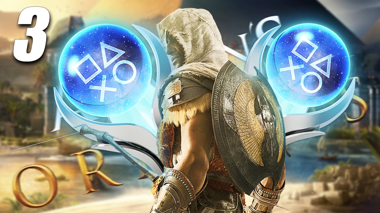 a PLATINA do ASSASSIN'S CREED ORIGINS #3 - PS5