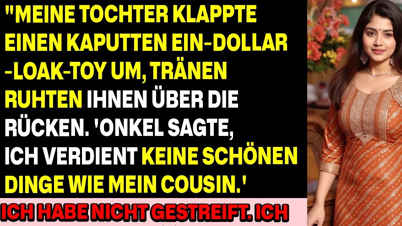 Meine Tochter kam weinend nach Hause: „Onkel sagte, arme Kinder verdienen keine Geschenke