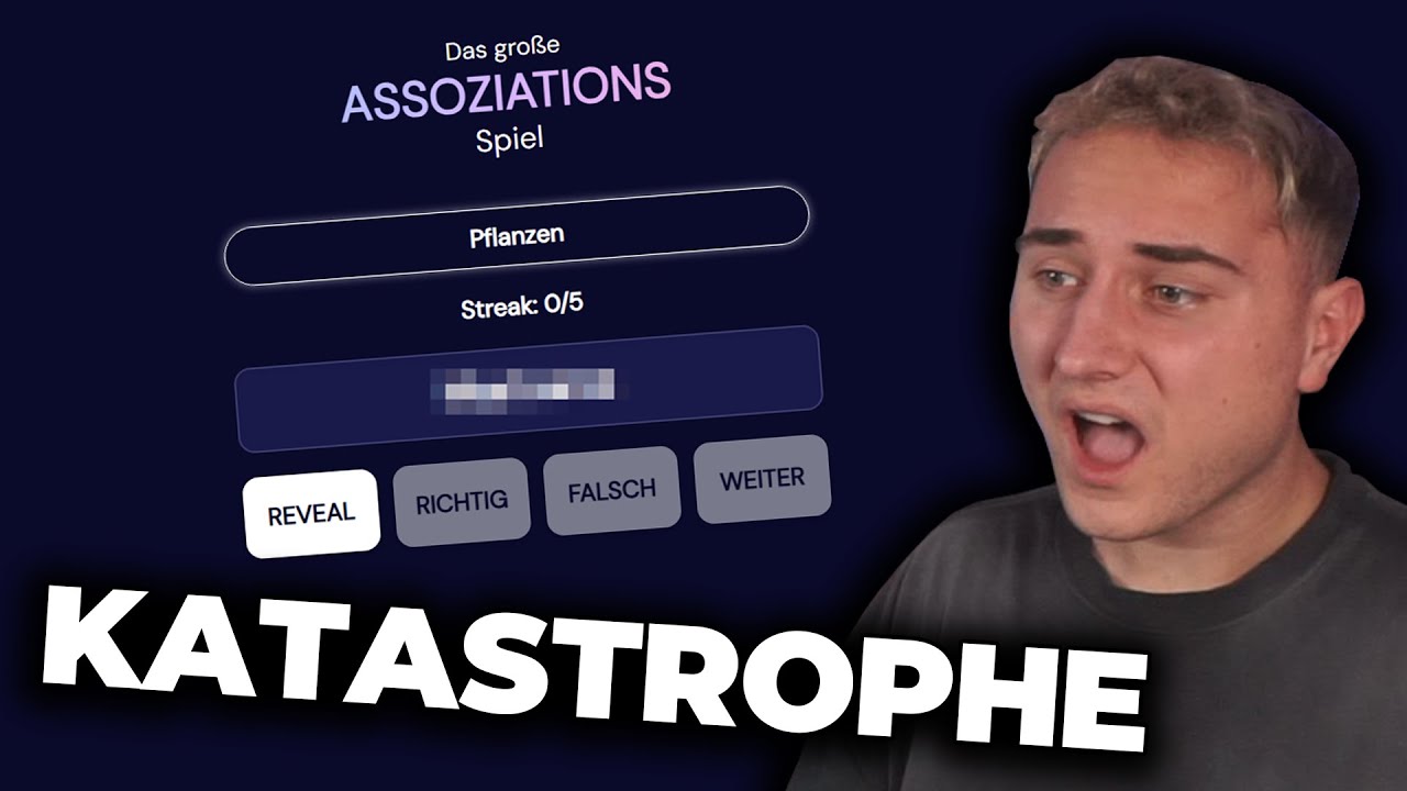 DIE KATASTROPHE 😡🤔 DAS GRO&szlig;E ASSOZIATIONSSPIEL | Niclums