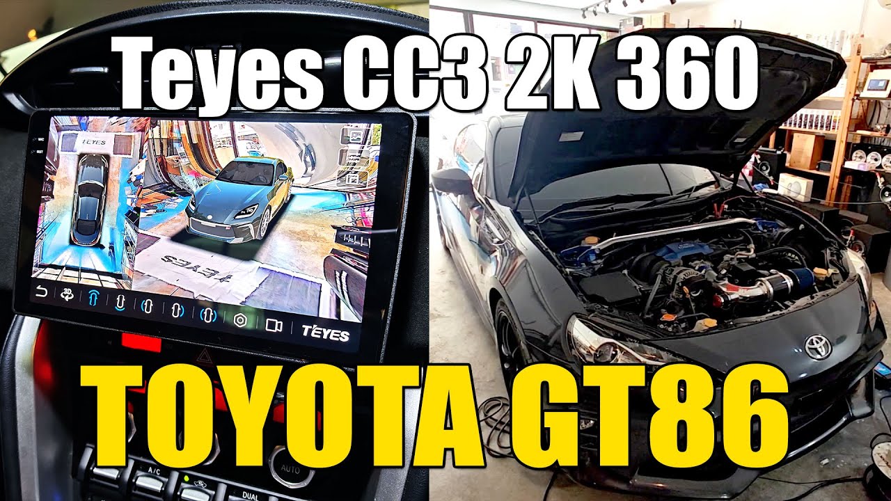 Toyota GT86 Teyes CC3 2K 360 Surround Camera System