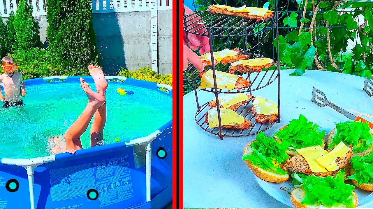 ДЫРЯВЫЙ БАССЕЙН. БУРГЕРЫ от ПАПЫ.