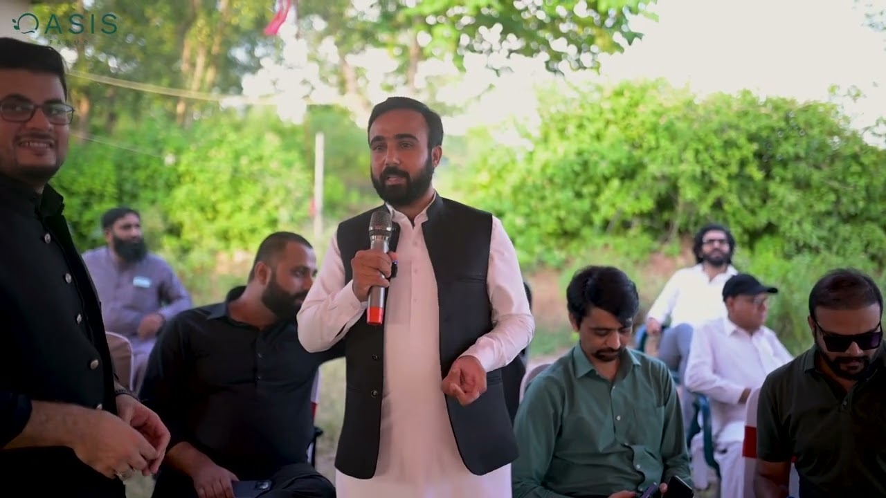 CEO 99 Marketing Abdullah Khattak Speech at Oasis Farms Site