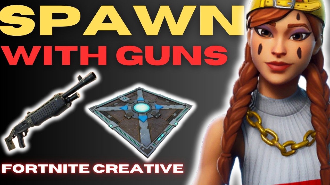 Как появиться с оружием в Fortnite Creative | Простой урок