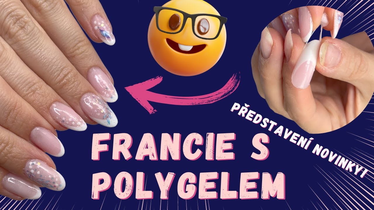 💅JAK NA PŘESNOU FRANCOUZKOU MANIKÚRU POLYGELEM S POMOCÍ ŠABLON