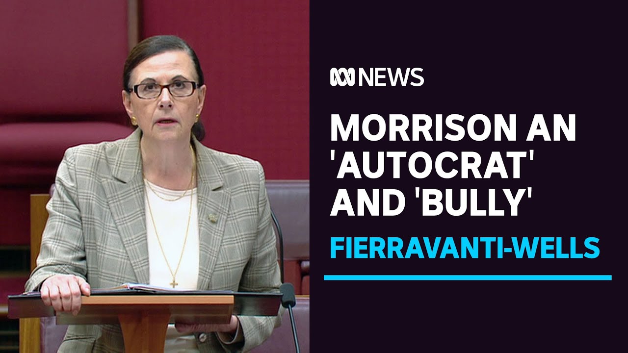 IN FULL: Outgoing Liberal senator calls Scott Morrison 'a bully with no moral compass' | ABC News