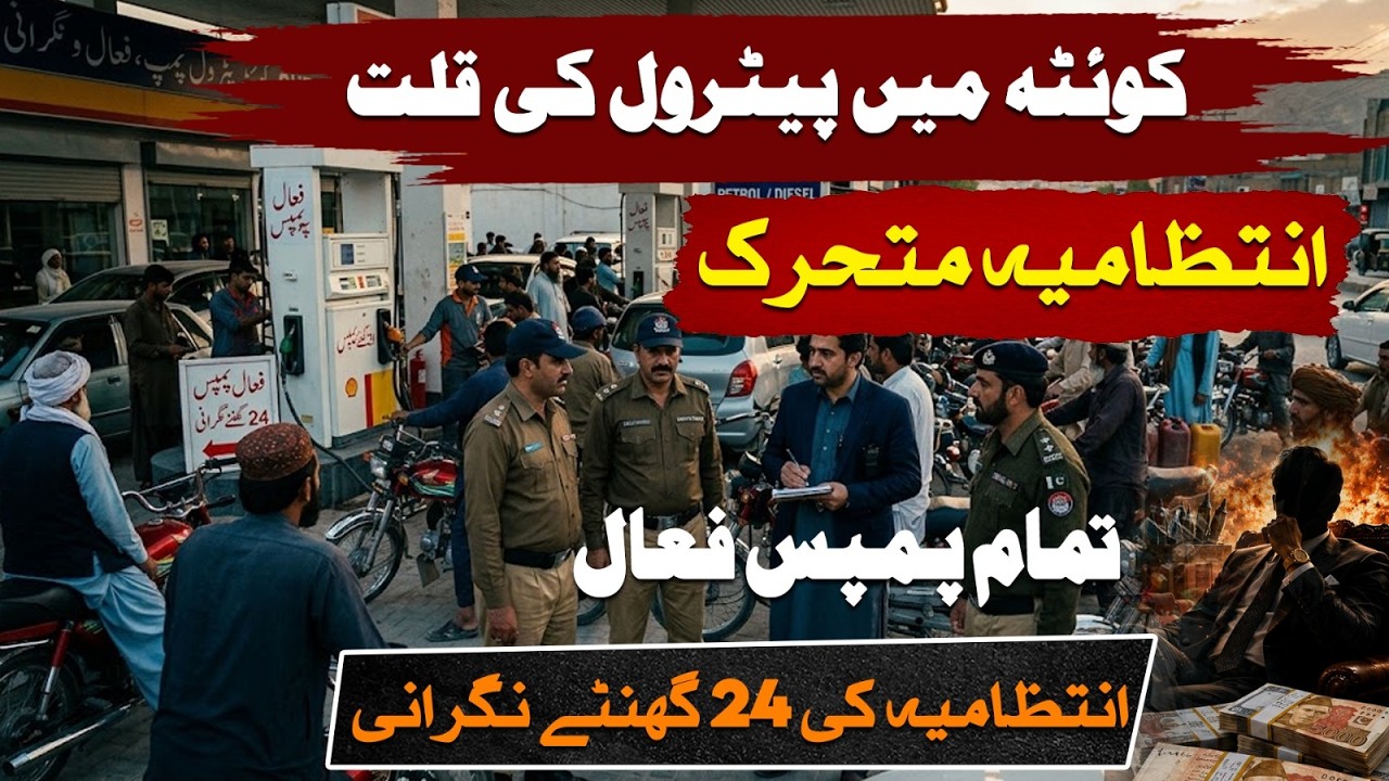 Quetta Faces Fuel Shortage: Administration Ensures 24/7 Monitoring of Petrol Pumps | Baloch Wire