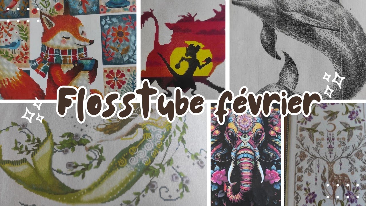 #flosstube #broderie #crossstitch #countedcrossstitch#pointdecroix  #stampedcrossstitch#defis