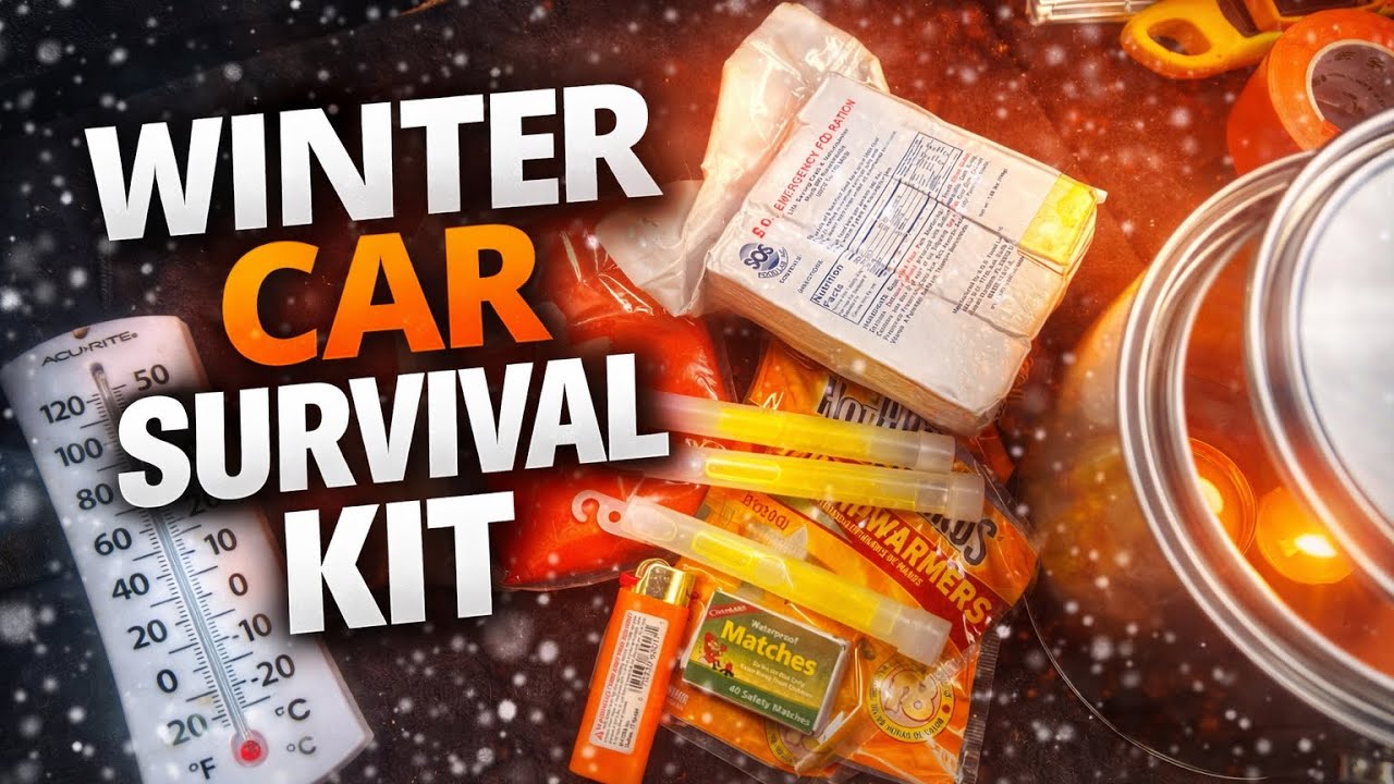 Stranded in Winter Storm! This Car Survival Kit Can Save You 