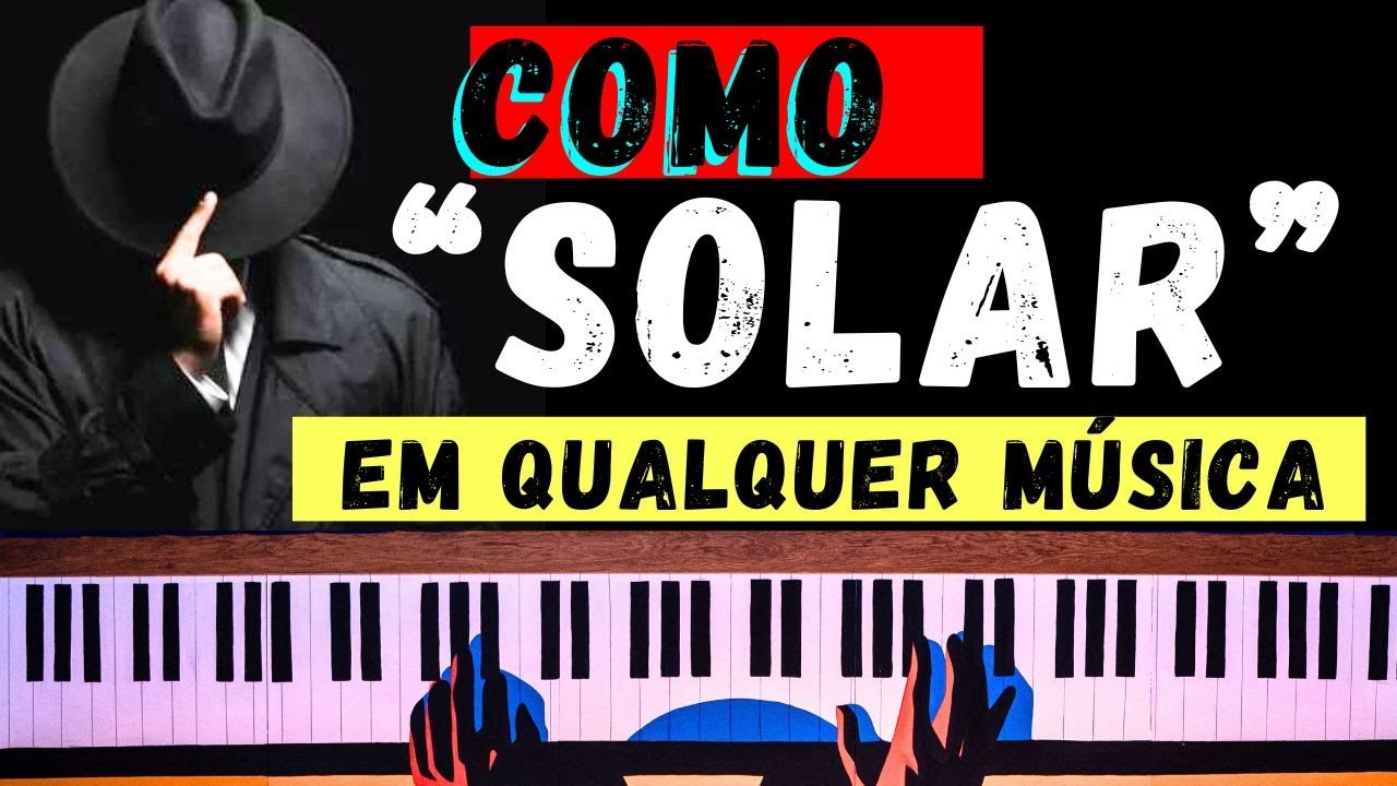 Como solar em qualquer música e em qualquer tom no teclado
