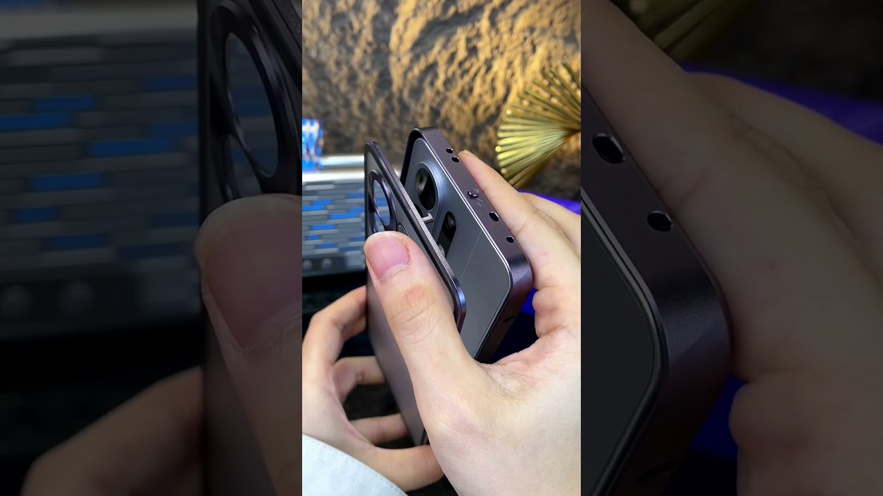 OPPO k13 turbo pro aluminum alloy metal frame with automatic snap-on design