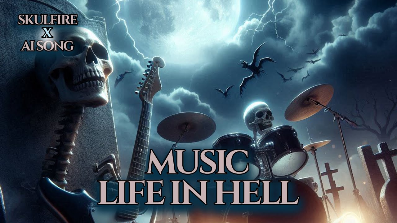 Epic Instrumental Rock for Gaming – Guitar & Drums | Skullfire AI Song