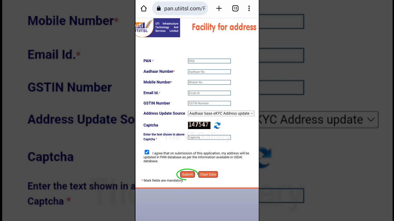 PAN Card में Mobile Number Link नहीं है? अभी Online Update करें | PAN Mobile Update #shorts