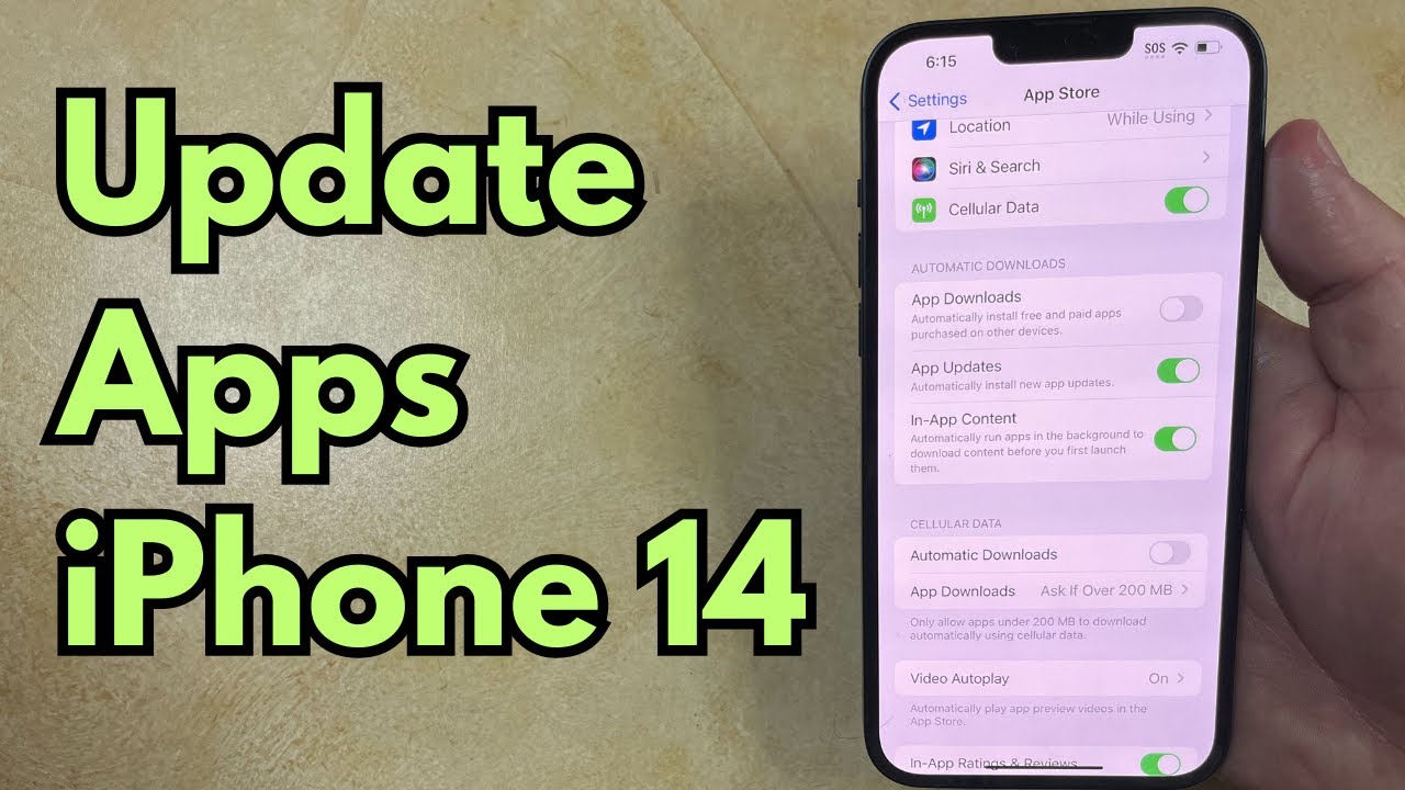How to Update Apps on iPhone 14