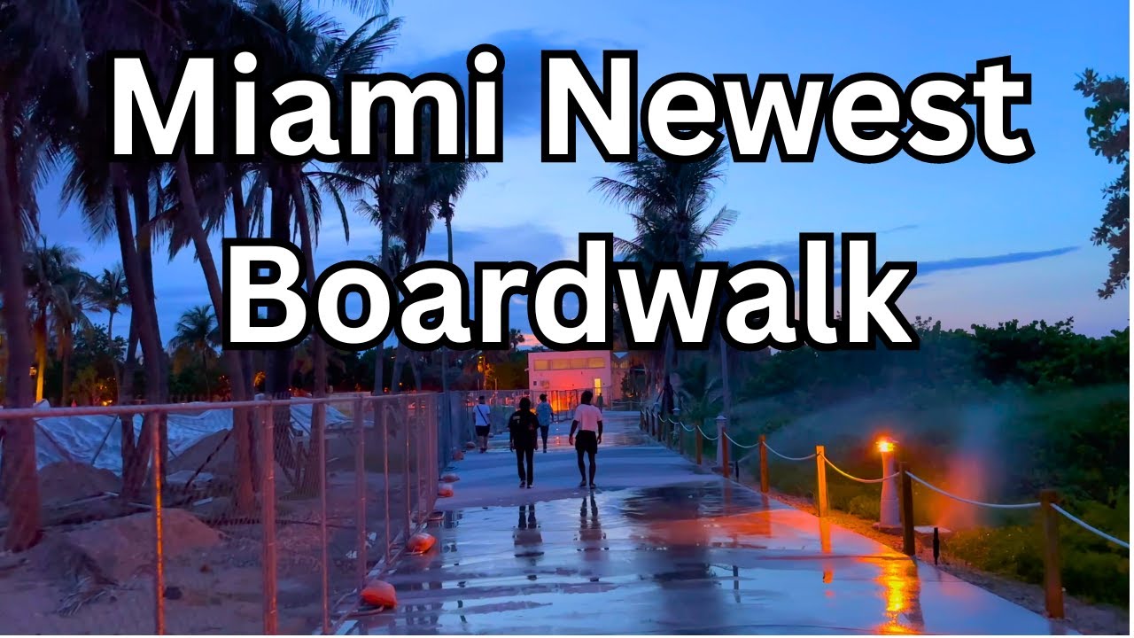 MIAMI FLORIDA NEWEST BOARDWALK PROJECT! North Beach Miami Florida