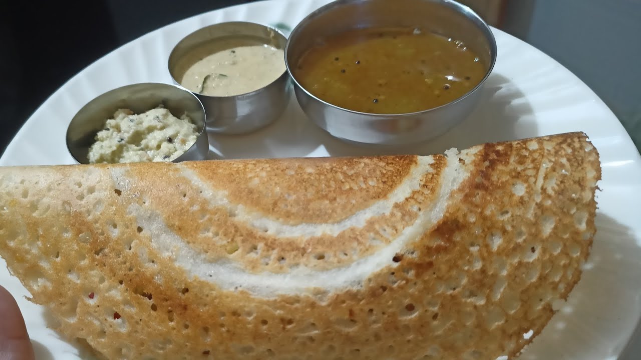 आज घर पर बनाए डोसा बिल्कुल बाजार जैसा ☺️