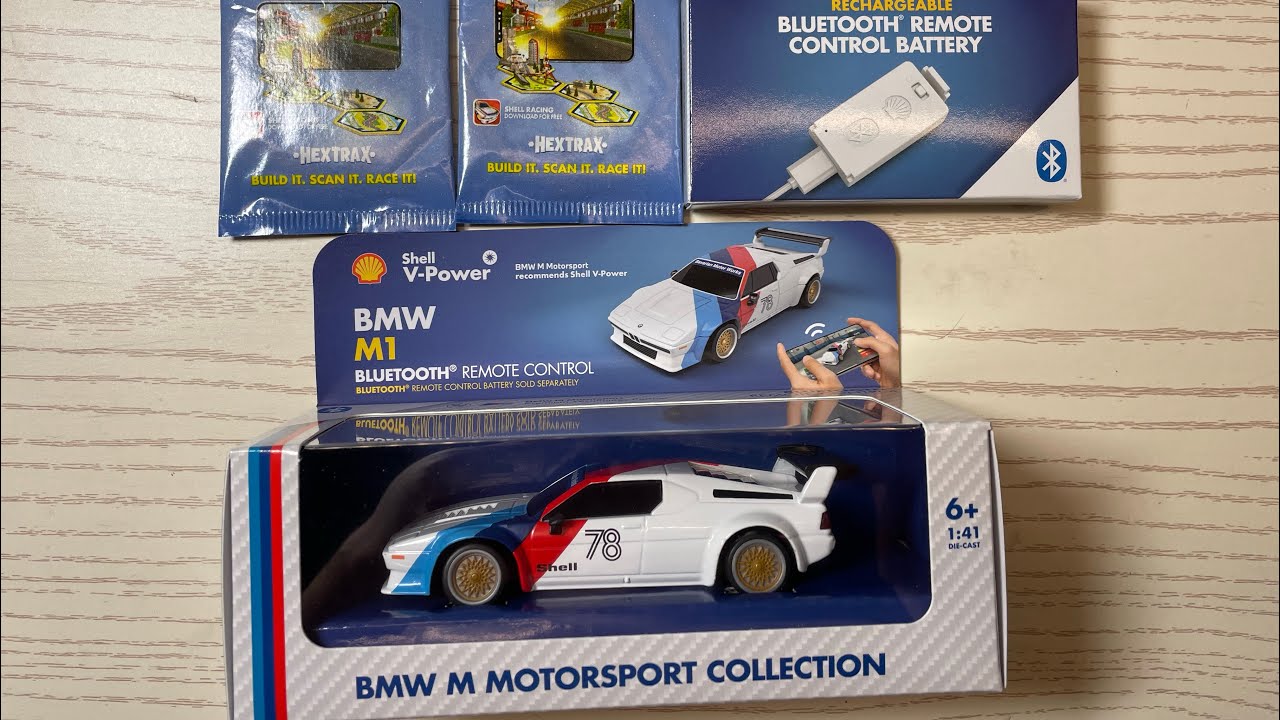 【Shell &times; BMW 】BMW M1 Motorsport Bluetooth Remote Control Car Unboxing