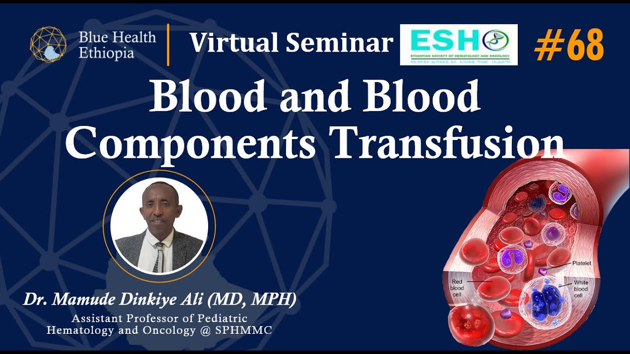 Blood and Blood Components Transfusion by Dr. Mamude Dinkiye (MD, MPH) | Blue Health Ethiopia & ESHO