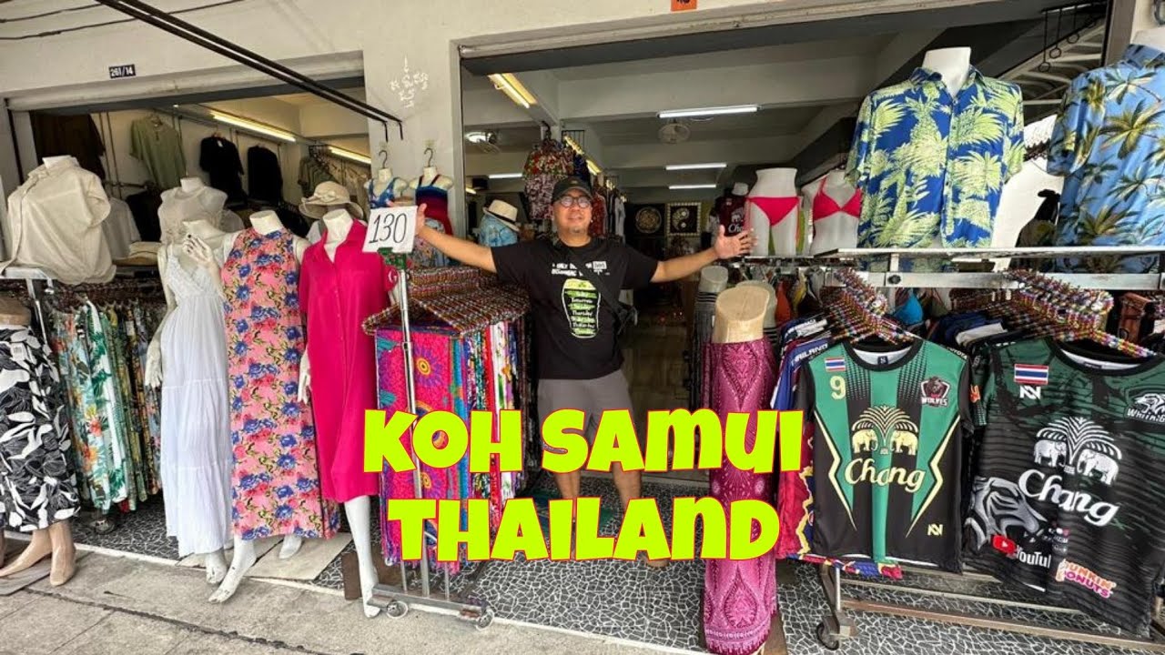KOH SAMUI THAILAND CHEAP FASHION MARKET & THAI MASSAGE | CELEBRITY SOLSTICE CRUISE