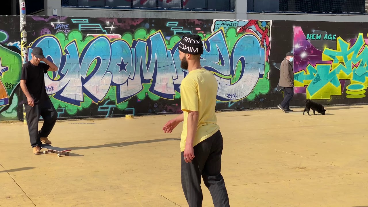Casual game of skate between Nassim Guammaz and Dani LeBron | Winkle TV