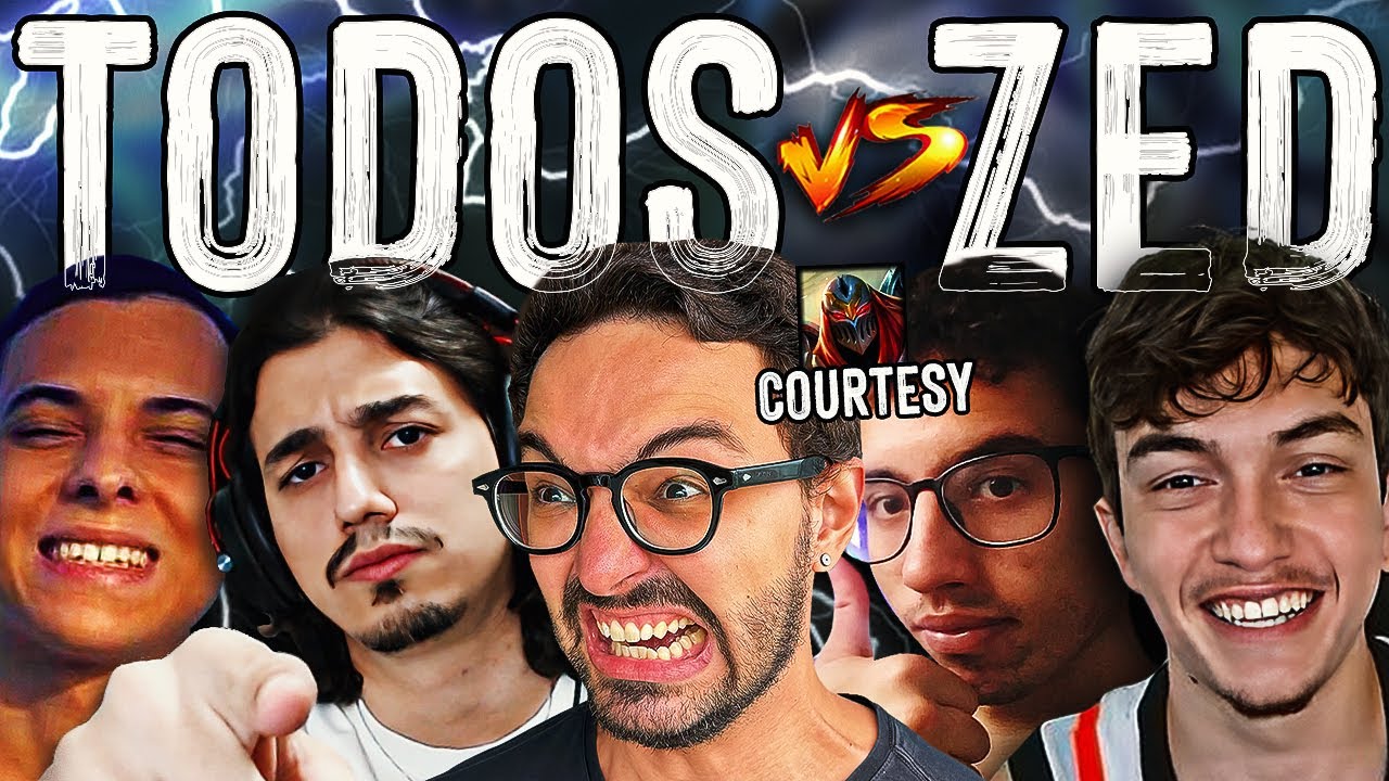 5 HIGH ELO vs 1 ZED DE HACK!