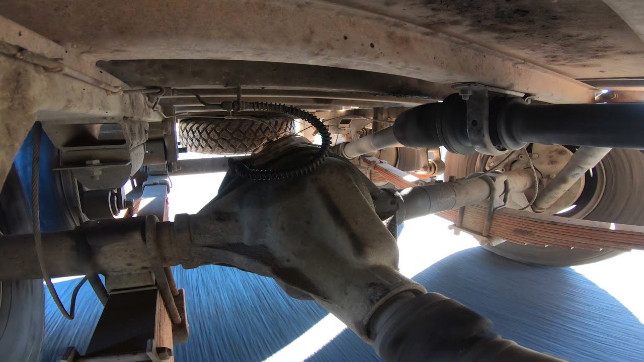 6x6 Perentie underbody footage