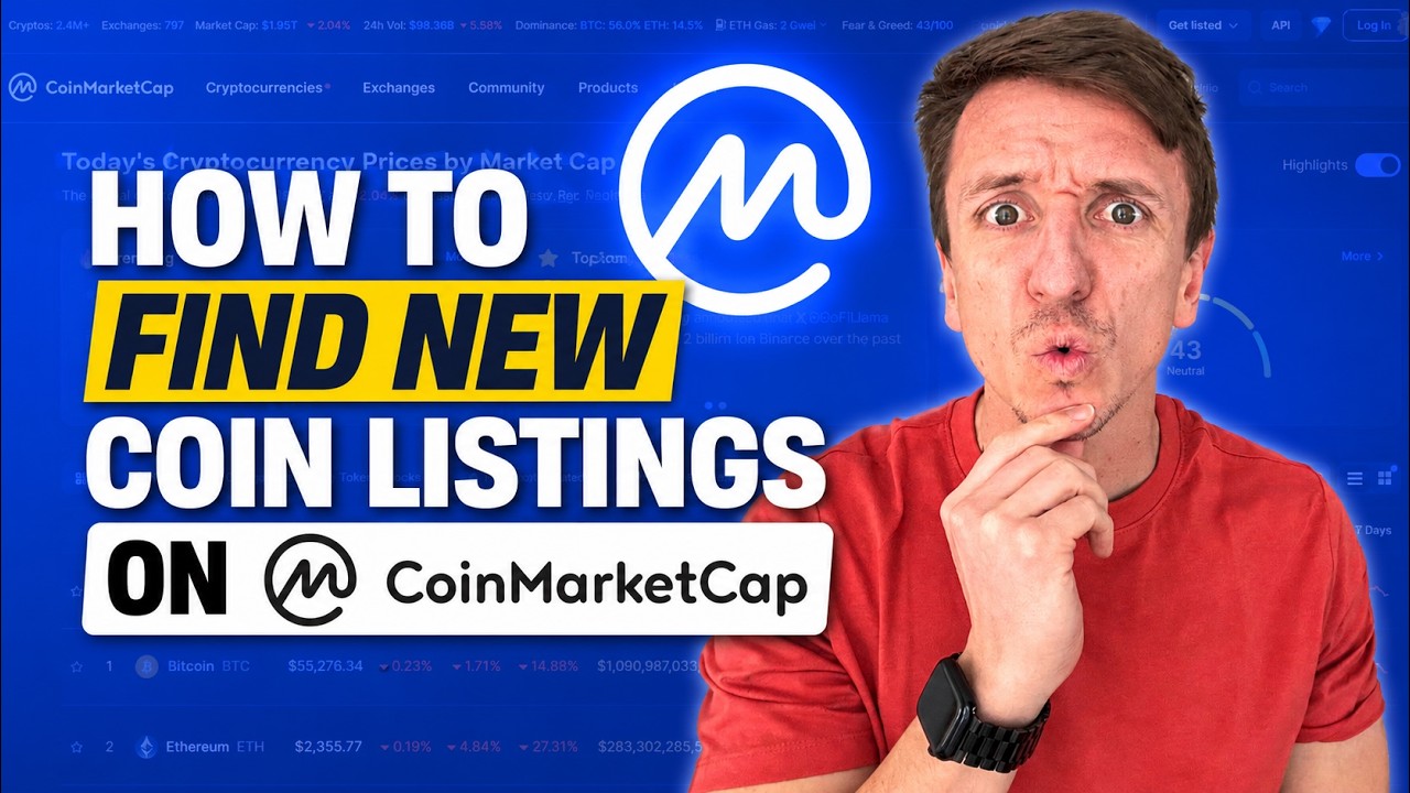How To Find New Coin Listings On CoinMarketCap