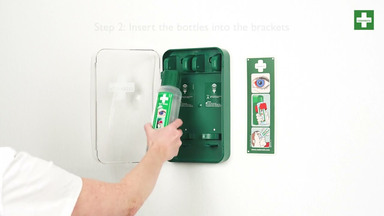 Cederroth Eye Wash Cabinet 2023 - Find out here how it works here!