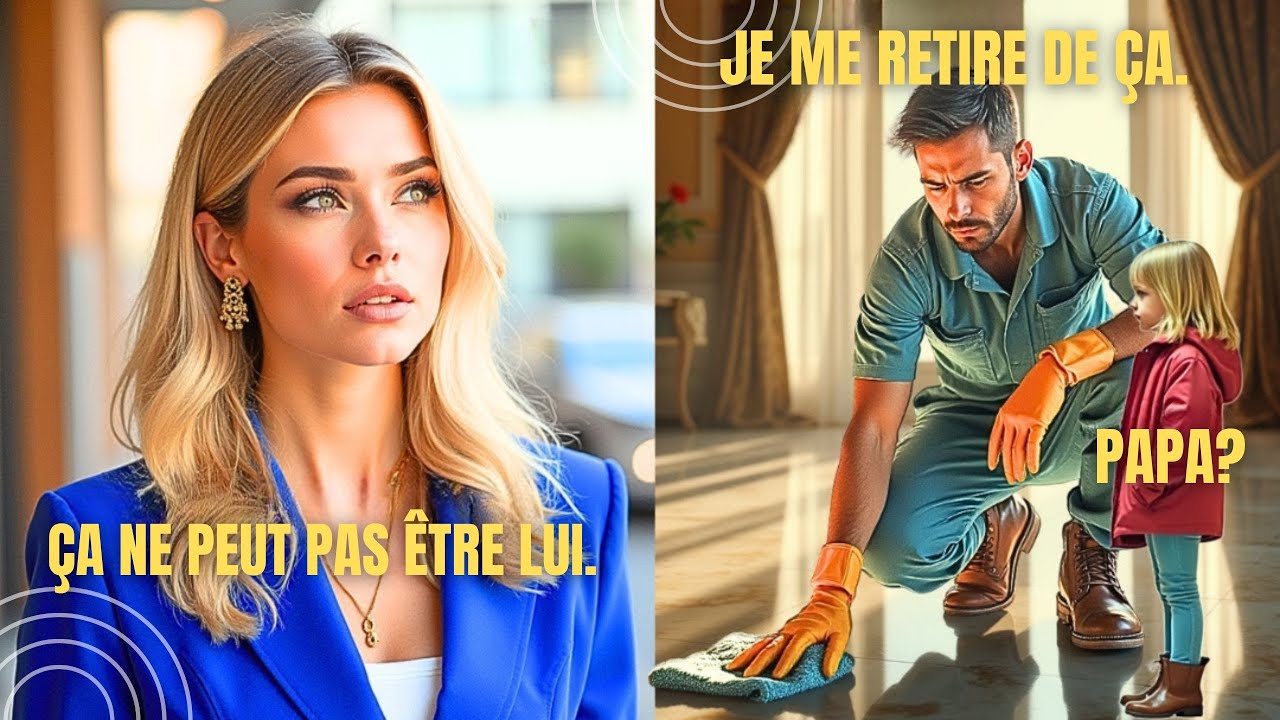 Il nettoyait le sol lors d’une soirée de luxe — le lendemain, une femme millionnaire le prend pour..