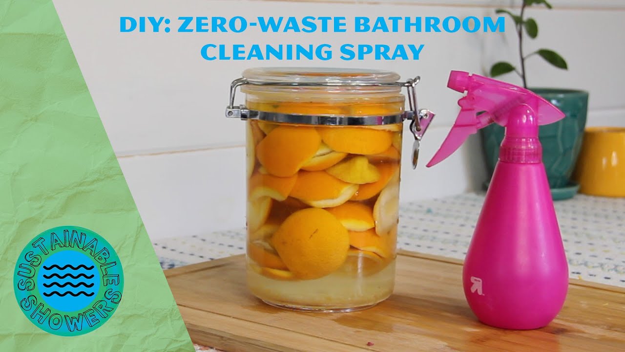 DIY Zero-Waste, All-Natural Bathroom Cleaning Spray