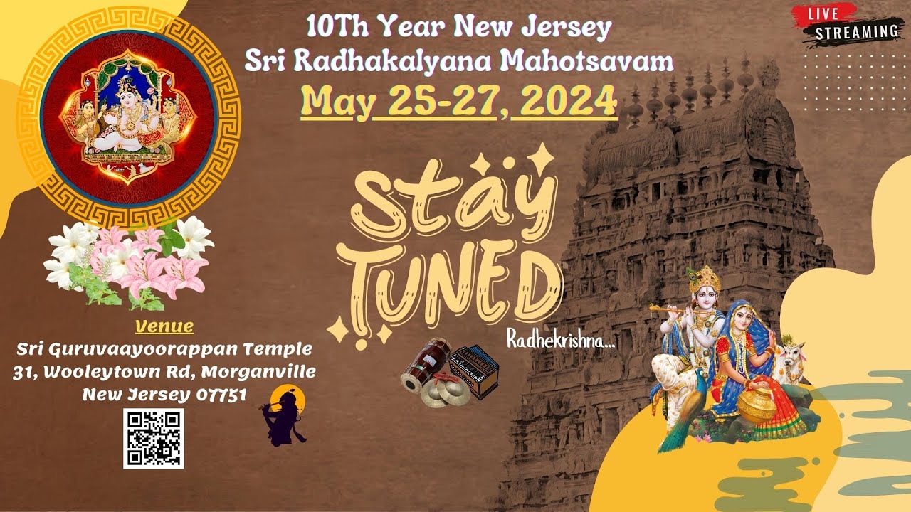 Day 2 - 10th Year New Jersey Sri Radhakalyana Mahotsavam #NJRK2024