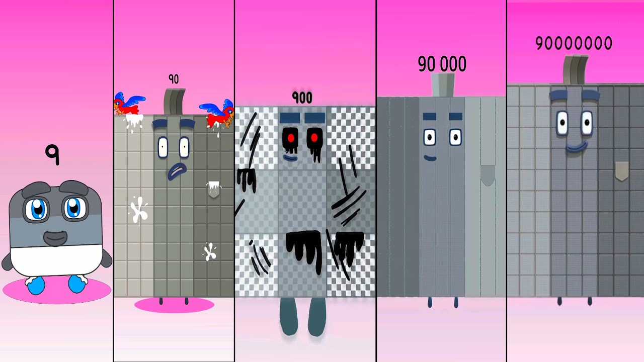Sprunki OC ALL Numberblocks 09 - 90M | Compilation Incredibox #sprunki #numberblock #wuhy