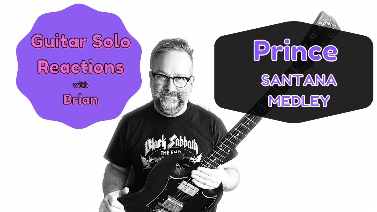 GUITAR SOLO REACTIONS ~ PRINCE ~ Santana Medley