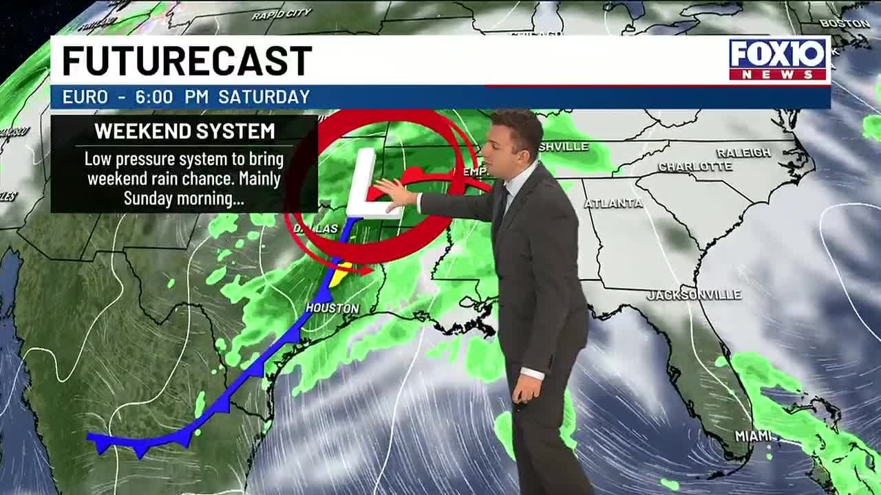 Warm and humid now, windy parades Saturday, strong storms Sunday morning
