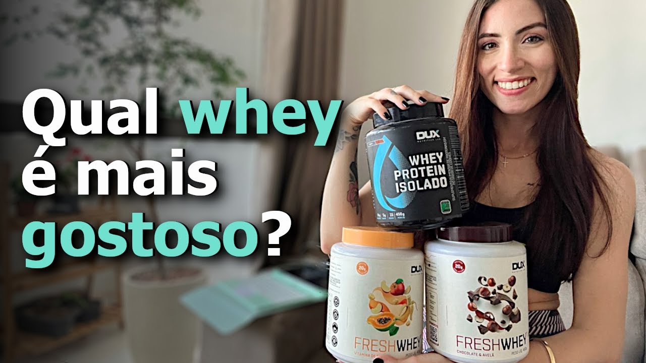 Provei e Avaliei 10 Sabores de WHEY da DUX