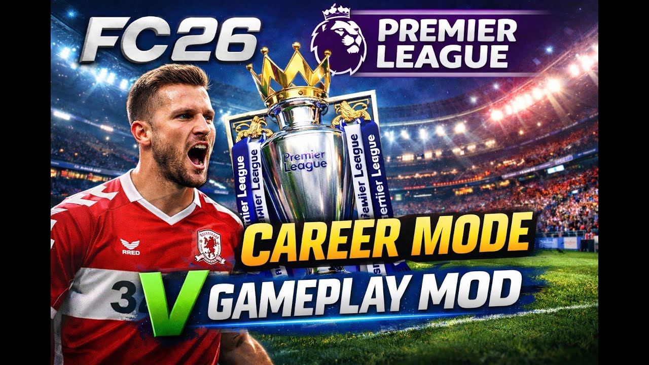 EA Sports FC 26 Modded Gameplay Premier League Journey with Middlesbrough | Game 3