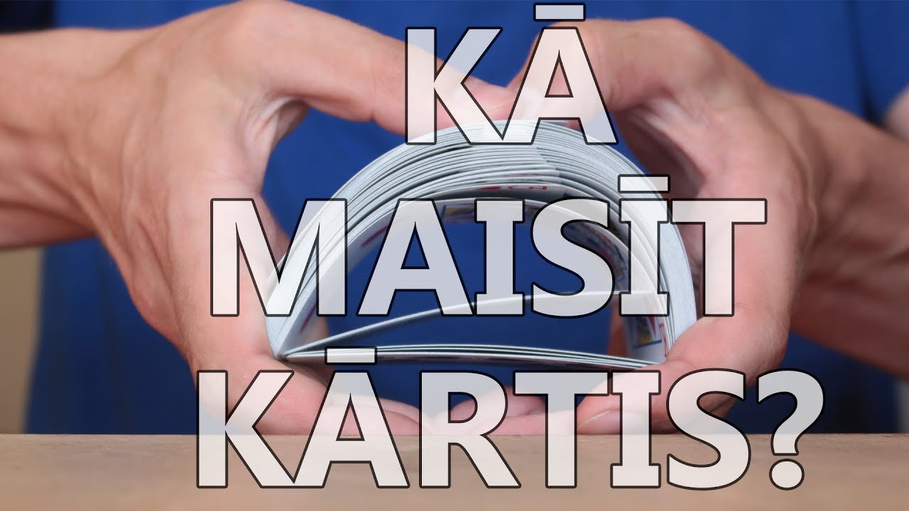 Kā STILĪGI samaisīt kārtis! | PAMĀCĪBA