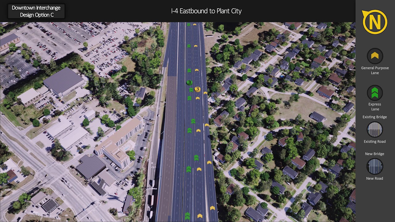 Downtown Tampa Interchange - Design Option C