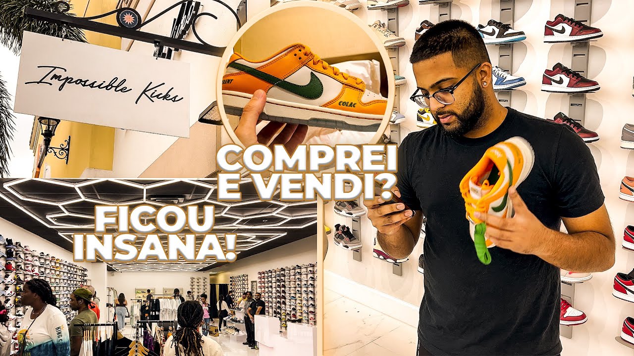 NOVA LOJA DE SNEAKERS NO OUTLET EM ORLANDO! NOVO DUNK FAMU DA FACULDADE NOS EUA! DICAS DE RESELL!