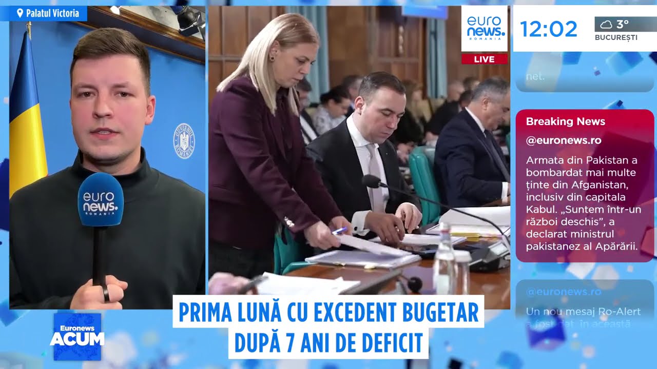 Prima lună cu excedent bugetar după 7 ani de deficit