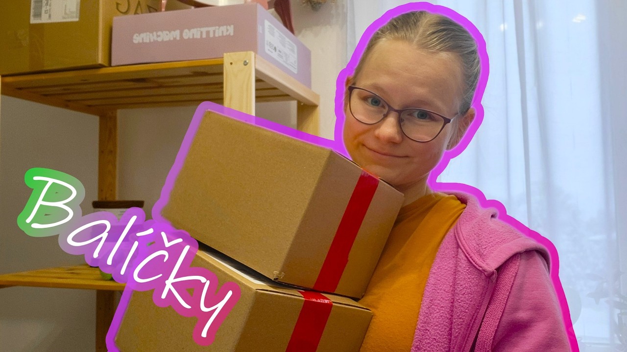 TOHLE JSOU VAŠE BALÍČKY 📦💛 | Sladká kolekce klubíček 🍬🧶✨
