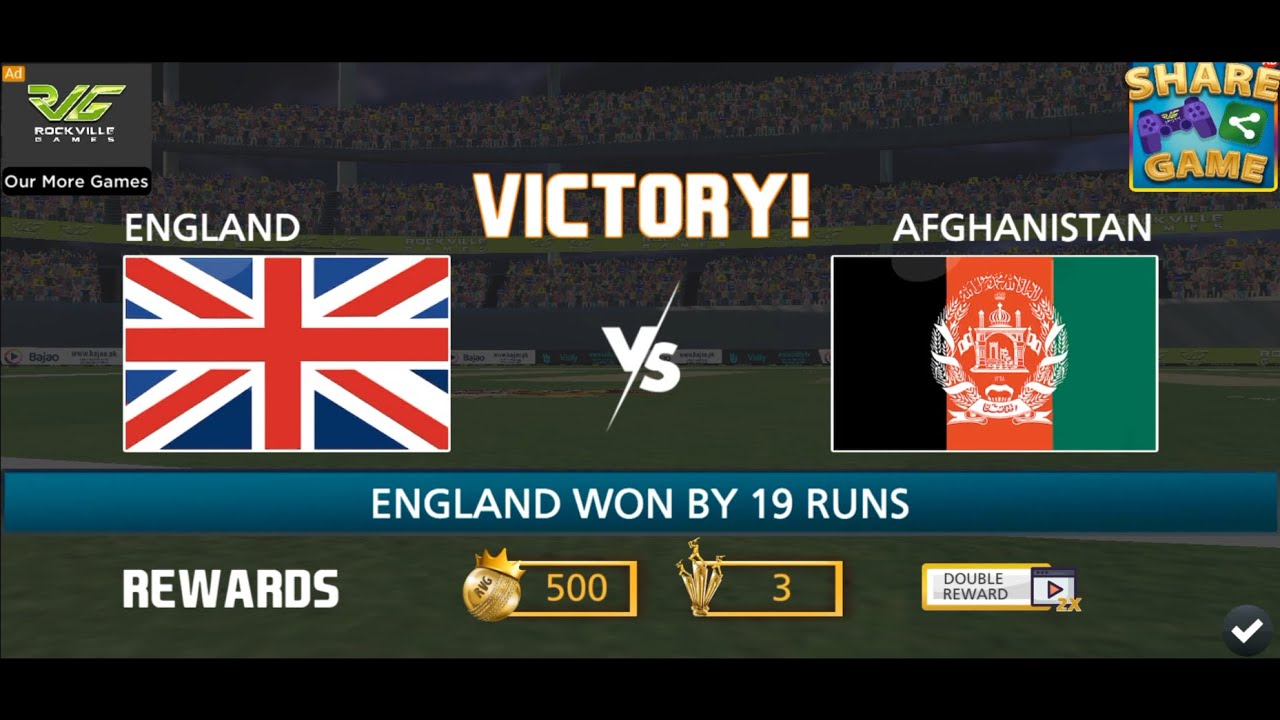 RVG Cricket T20 WC 2022 Highlights AFG VS ENG