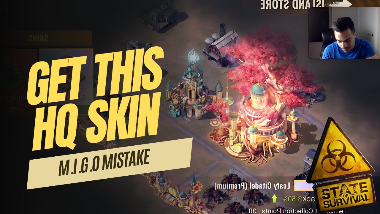 EASY HQ SKIN FOR FREE 2 PLAY PLAYERS | STATE OF SURVIVAL