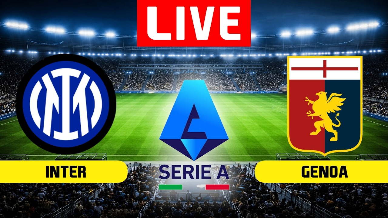 🔴 LIVE : Inter vs Genoa - Serie A 2026 | PES